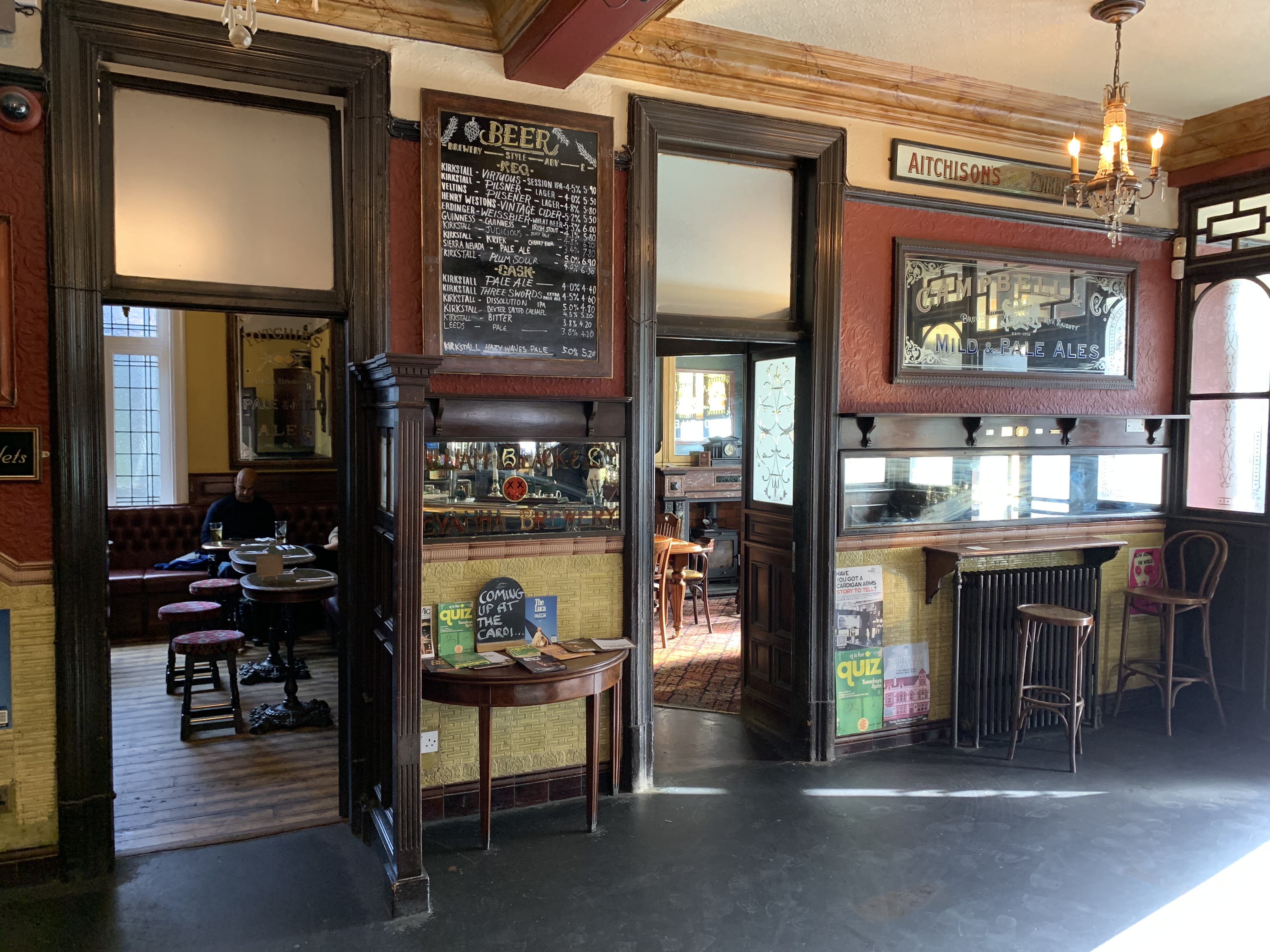 Entrance to rooms on right from central lobby.  by David Sherliker